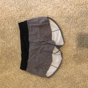 Lululemon speed up shorts grey 4in size 10